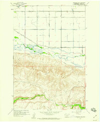Download a high-resolution, GPS-compatible USGS topo map for Toppenish SW, WA (1960 edition)