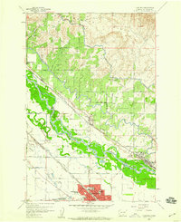 Download a high-resolution, GPS-compatible USGS topo map for Toppenish, WA (1960 edition)