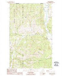 Download a high-resolution, GPS-compatible USGS topo map for Toroda, WA (1988 edition)