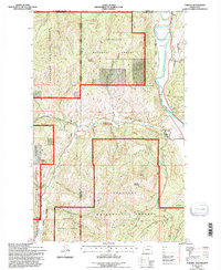 Download a high-resolution, GPS-compatible USGS topo map for Toroda, WA (1996 edition)