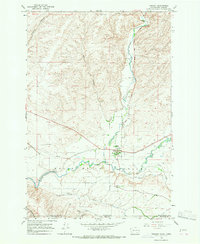 Download a high-resolution, GPS-compatible USGS topo map for Touchet, WA (1967 edition)