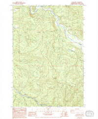 preview thumbnail of historical topo map of Cowlitz County, WA in 1984