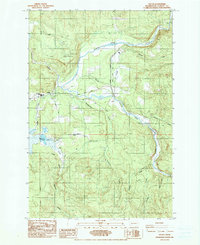Download a high-resolution, GPS-compatible USGS topo map for Toutle, WA (1985 edition)