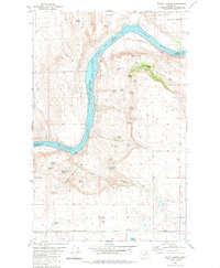 Download a high-resolution, GPS-compatible USGS topo map for Trefry Canyon, WA (1981 edition)