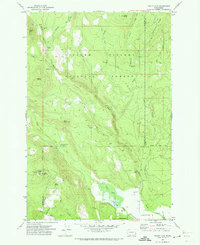 Download a high-resolution, GPS-compatible USGS topo map for Trout Lake, WA (1973 edition)