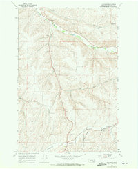 Download a high-resolution, GPS-compatible USGS topo map for Tucannon, WA (1971 edition)