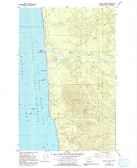 preview thumbnail of historical topo map of Grays Harbor County, WA in 1982