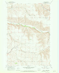 Download a high-resolution, GPS-compatible USGS topo map for Turner, WA (1971 edition)