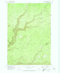 preview thumbnail of historical topo map of Yakima County, WA in 1968