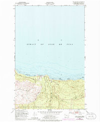 Download a high-resolution, GPS-compatible USGS topo map for Twin Rivers, WA (1985 edition)