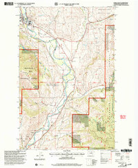 Download a high-resolution, GPS-compatible USGS topo map for Twisp East, WA (2004 edition)
