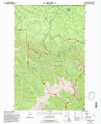 Download a high-resolution, GPS-compatible USGS topo map for Tyler Peak, WA (1997 edition)