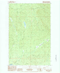 preview thumbnail of historical topo map of Clallam County, WA in 1984