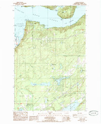 Download a high-resolution, GPS-compatible USGS topo map for Union, WA (1985 edition)