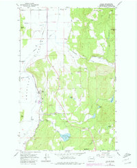 Download a high-resolution, GPS-compatible USGS topo map for Valley, WA (1980 edition)