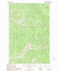 Download a high-resolution, GPS-compatible USGS topo map for Van Creek, WA (1989 edition)