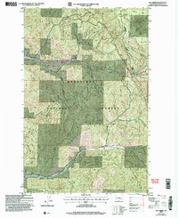 Download a high-resolution, GPS-compatible USGS topo map for Van Creek, WA (2006 edition)
