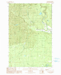 Download a high-resolution, GPS-compatible USGS topo map for Vance Creek, WA (1990 edition)
