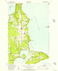 Download a high-resolution, GPS-compatible USGS topo map for Vashon, WA (1956 edition)