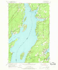 1953 Map of Vaughn, 1969 Print