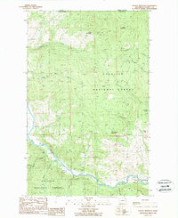 Download a high-resolution, GPS-compatible USGS topo map for Vulcan Mountain, WA (1988 edition)