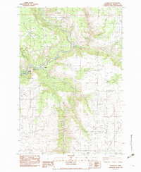 Download a high-resolution, GPS-compatible USGS topo map for Wahkiacus, WA (1983 edition)