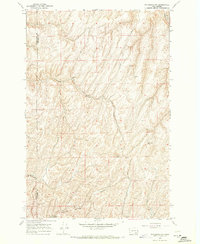 Download a high-resolution, GPS-compatible USGS topo map for Waitsburg NW, WA (1971 edition)