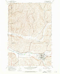 Download a high-resolution, GPS-compatible USGS topo map for Waitsburg, WA (1971 edition)