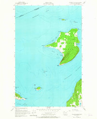 Download a high-resolution, GPS-compatible USGS topo map for Waldron Island, WA (1965 edition)