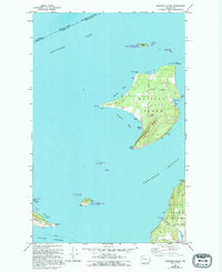 Download a high-resolution, GPS-compatible USGS topo map for Waldron Island, WA (1995 edition)