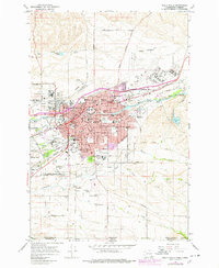 Download a high-resolution, GPS-compatible USGS topo map for Walla Walla, WA (1978 edition)