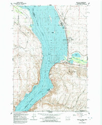 Download a high-resolution, GPS-compatible USGS topo map for Wallula, WA (1992 edition)