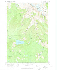 Download a high-resolution, GPS-compatible USGS topo map for Walupt Lake, WA (1973 edition)