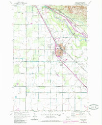 Download a high-resolution, GPS-compatible USGS topo map for Wapato, WA (1985 edition)
