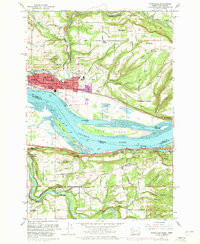Download a high-resolution, GPS-compatible USGS topo map for Washougal, WA (1971 edition)