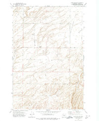 Download a high-resolution, GPS-compatible USGS topo map for Washtucna SW, WA (1974 edition)