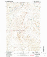 Download a high-resolution, GPS-compatible USGS topo map for Washtucna South, WA (1981 edition)