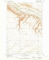 Download a high-resolution, GPS-compatible USGS topo map for Weber Canyon, WA (1966 edition)