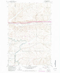 preview thumbnail of historical topo map of Adams County, WA in 1967