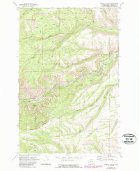 Download a high-resolution, GPS-compatible USGS topo map for Weddle Canyon, WA (1987 edition)