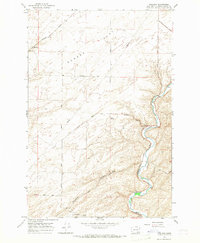 Download a high-resolution, GPS-compatible USGS topo map for Welland, WA (1968 edition)