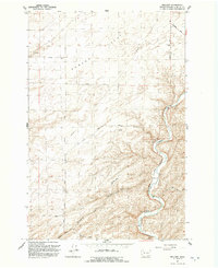 preview thumbnail of historical topo map of Walla Walla County, WA in 1992