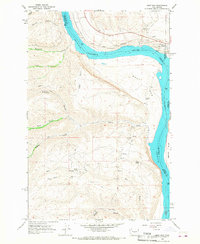 Download a high-resolution, GPS-compatible USGS topo map for West Bar, WA (1968 edition)