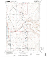Download a high-resolution, GPS-compatible USGS topo map for Wheeler, WA (1975 edition)