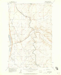 Download a high-resolution, GPS-compatible USGS topo map for Wheeler, WA (1956 edition)