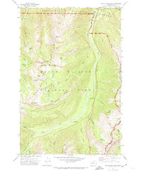 preview thumbnail of historical topo map of Pierce County, WA in 1971