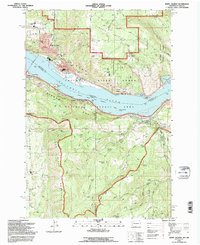 Download a high-resolution, GPS-compatible USGS topo map for White Salmon, WA (1996 edition)