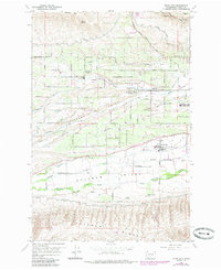 preview thumbnail of historical topo map of Yakima County, WA in 1958