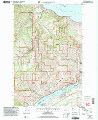 preview thumbnail of historical topo map of Chelan County, WA in 2004