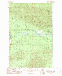 preview thumbnail of historical topo map of Jefferson County, WA in 1990